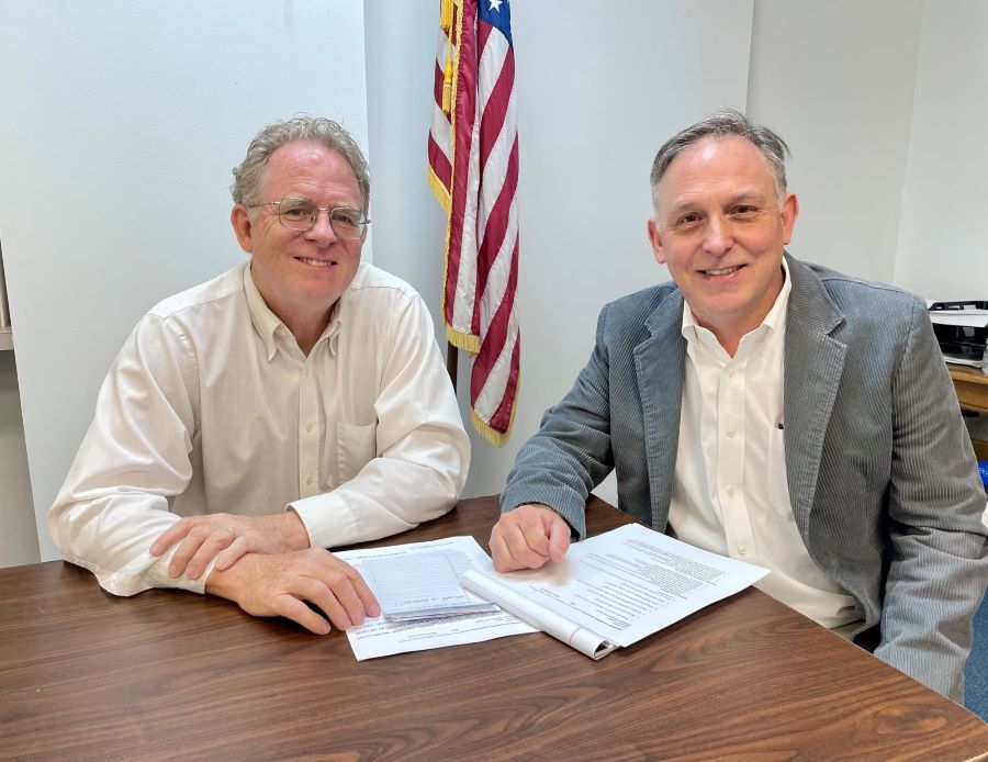 Mendham Borough 2024 Democratic Candidates, Bob Ritger  and Mark Van Den Hende